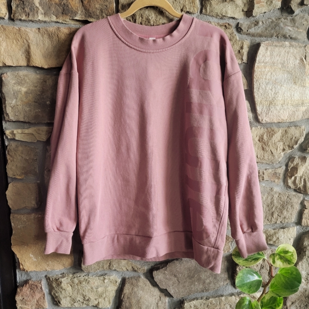 Lululemon Perfectly Oversized Crew 4 *Logo Spiced Chai
